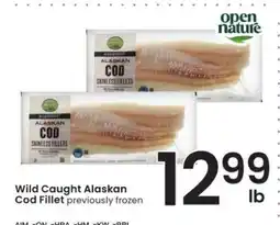 Albertsons Wild Caught Alaskan Cod Fillet offer