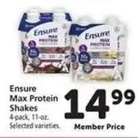 Safeway Ensure Max Protein Shakes offer