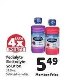 Safeway Pedialyte Electrolyte Solution offer