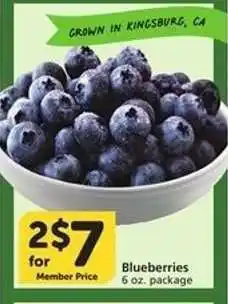 Albertsons Blueberries offer