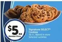 Albertsons Signature Select Cookies offer