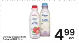 Albertsons Lifeway Organic Kefir Cultured Milk offer