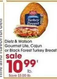 Giant Eagle Dietz & Watson Turkey Breast offer