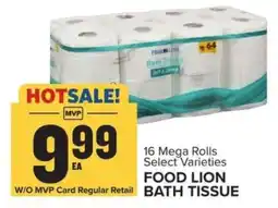 Food Lion FOOD LION BATH TISSUE offer