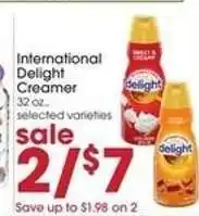 Giant Eagle International Delight Creamer offer