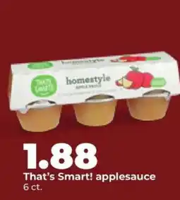Hy-Vee That's Smart! applesauce offer