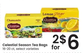 Albertsons Celestial Season Tea Bags offer