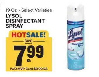 Food Lion Lysol Disinfectant Spray offer