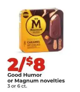 Hy-Vee Good Humor or Magnum Novelties offer