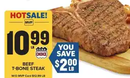 Food Lion Beef T-Bone Steak offer
