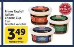 Albertsons Primo Taglio Italian Cheese Cup offer