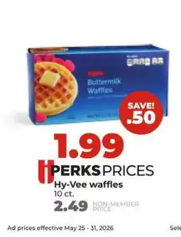 Hy-Vee Hy-Vee waffles offer