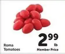 Safeway Roma Tomatoes offer