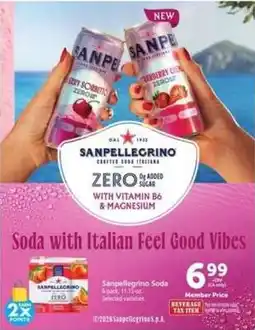Safeway Sanpellegrino Soda offer