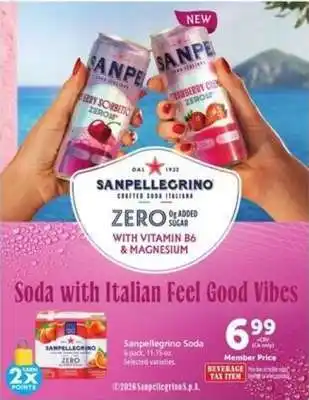 Safeway Sanpellegrino Soda offer