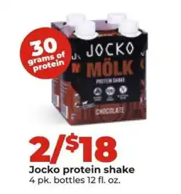 Hy-Vee Jocko protein shake offer