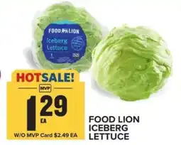 Food Lion FOOD LION ICEBERG LETTUCE offer