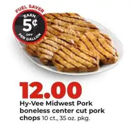 Hy-Vee Hy-Vee Midwest pork boneless center cut pork chops offer
