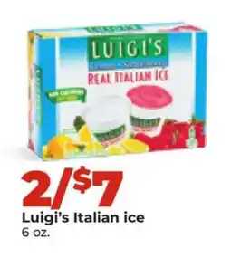 Hy-Vee Luigi's Italian Ice offer