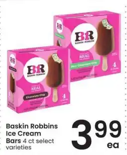 Albertsons Baskin Robbins Ice Cream Bars offer
