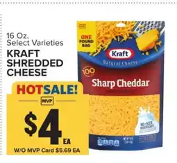 Food Lion Kraft Shredded Cheese offer