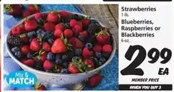 Safeway Strawberries, Blueberries, Raspberries or Blackberries offer