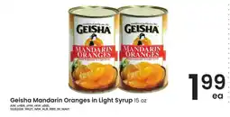 Albertsons Geisha Mandarin Oranges in Light Syrup offer