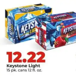 Hy-Vee Keystone Light offer