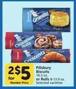 Albertsons Pillsbury Biscuits or Rolls offer