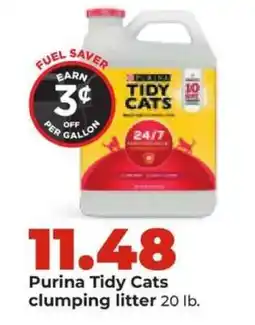 Hy-Vee PURINA Tidy Cats Clumping Litter offer
