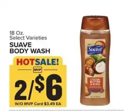 Food Lion Suave Body Wash offer