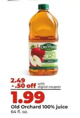 Hy-Vee Old Orchard 100% Juice offer