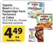 Albertsons Tapatio Bowl, Pepperidge Farm Turnovers or Cakes offer