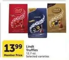 Albertsons Lindt Truffles offer