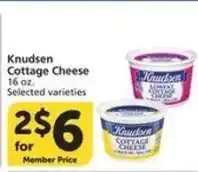 Albertsons Knudsen Cottage Cheese offer
