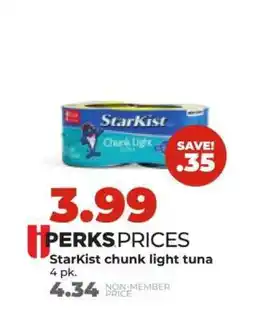 Hy-Vee Starkist Chunk Light Tuna offer