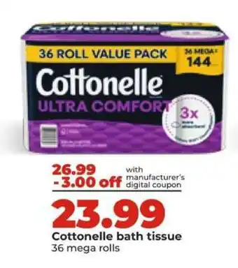 Hy-Vee Cottonelle Bath Tissue offer