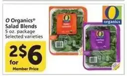 Albertsons O Organics Salad Blends offer