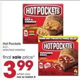 Giant Eagle Hot Pockets offer