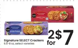Albertsons Signature Select Crackers offer