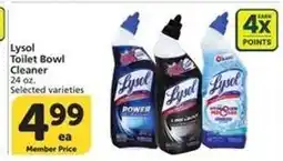 Albertsons Lysol Toilet Bowl Cleaner offer