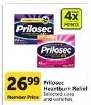 Albertsons Prilosec Heartburn Relief offer