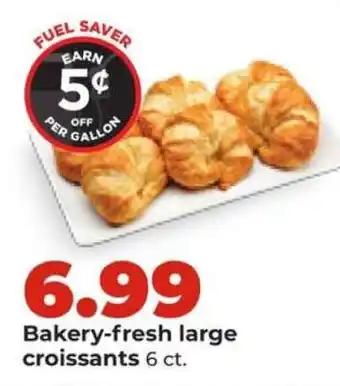 Hy-Vee Bakery fresh large croissants offer