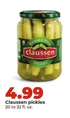 Hy-Vee Claussen Pickles offer