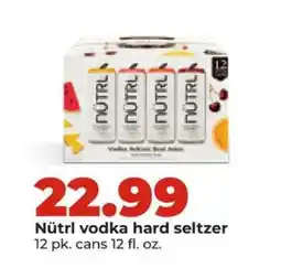 Hy-Vee Nütrl vodka hard seltzer offer