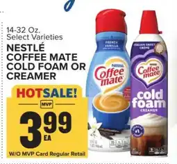 Food Lion Nestlé Coffee-Mate Cold Foam or Creamer offer