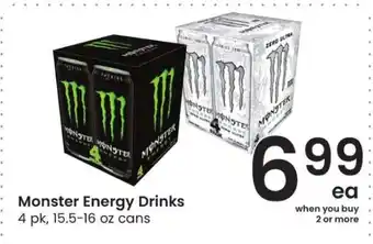 Albertsons Monster Energy Drinks offer