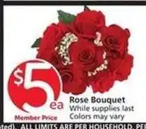 Albertsons Rose Bouquet offer