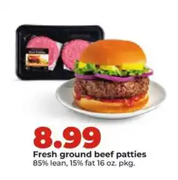 Hy-Vee Fresh ground beef patties offer