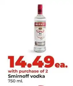 Hy-Vee Smirnoff Vodka offer